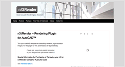 Desktop Screenshot of nxtrender.com